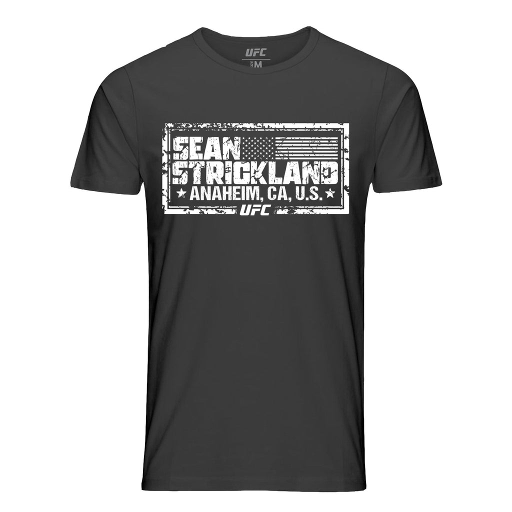 Men's UFC Sean Strickland Crest Tee - Asphalt – UFC NZ